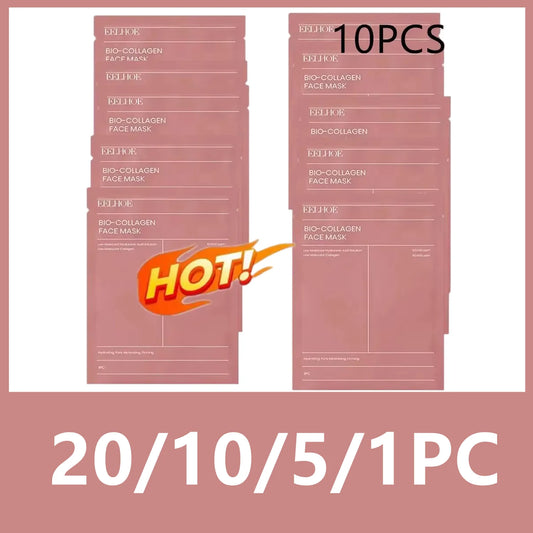 Bio Collagen Face Mask Shrink Deep Hydrating Overnight Mask Moisturizing Refreshing Brightening Face Skin Care
