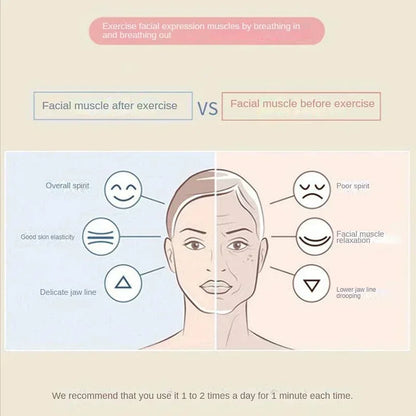 V-shaped Chin Trainer, Facial Neck Trainer, Facial Lifting and Tightening Portable Facial Trainer