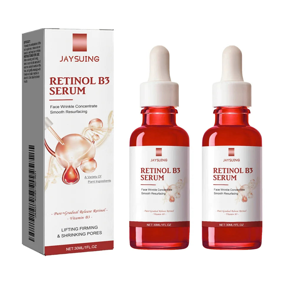 Retinol Facial Essence Fade Fine Line Face Serum Anti-Aging Pore Minimizing Hydrating Brightening Skin Treatment for Women Men