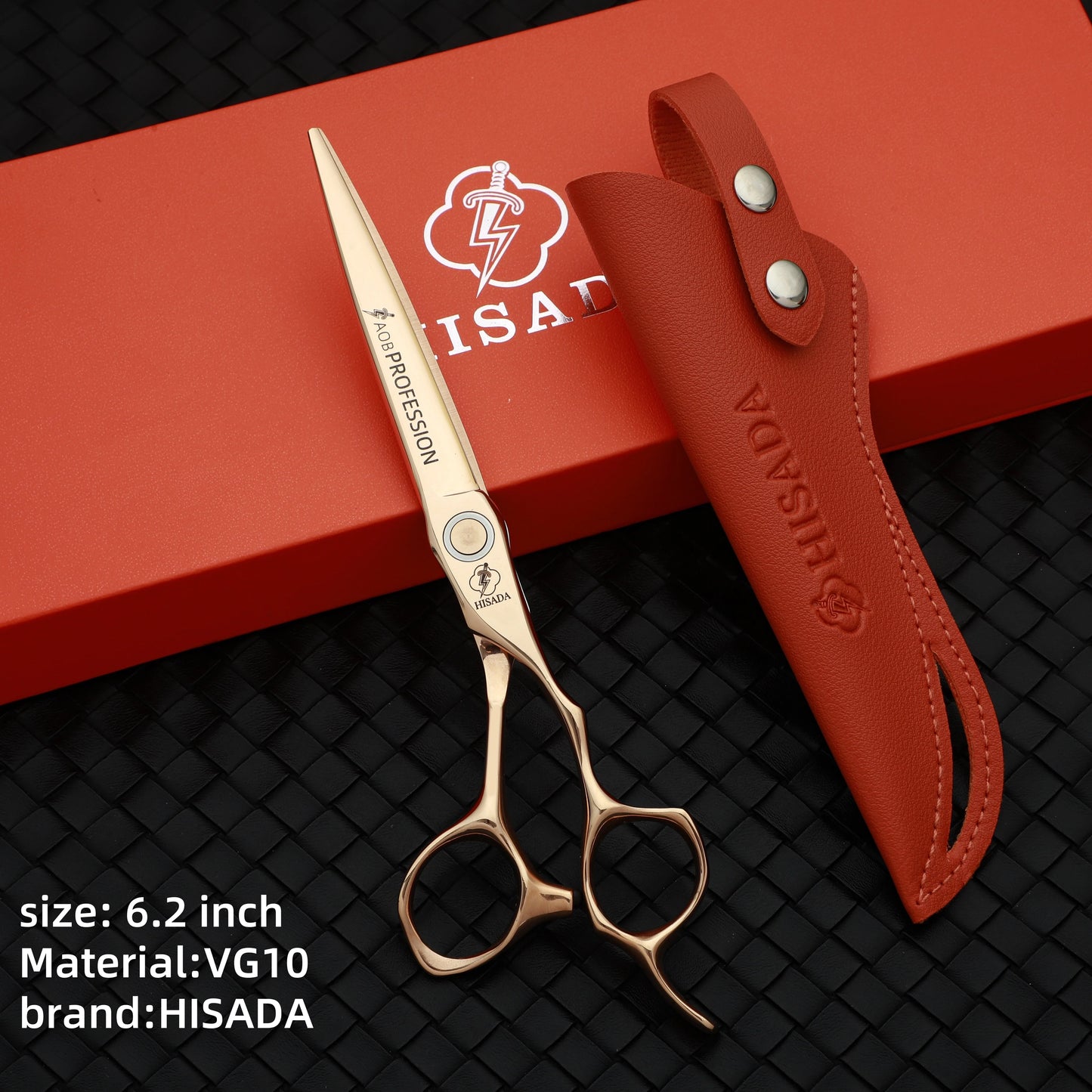 HISADA tijeras barbero profesional 6.2/6.7 inch friseur zubehör VG10 Material hair scissors Professional scissors
