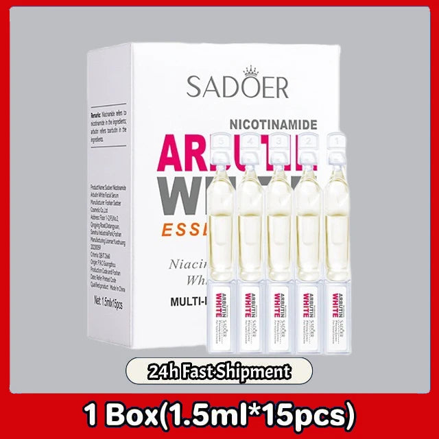 Niacinamide Whiten Serum Arbutin Facial Serum Glass Clarifying Dull Skin Moisturizing Multi-Effect Brightening Korean Skin Care