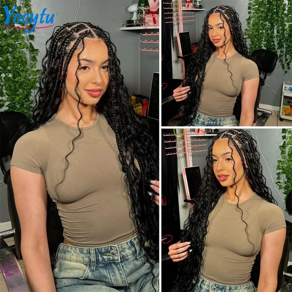 Deep Wave Bulk Human Hair For Braiding 22 22 22 Bulk Braiding 100% Human Hair No Weft For Braiding Wet And Wave Braiding Hair