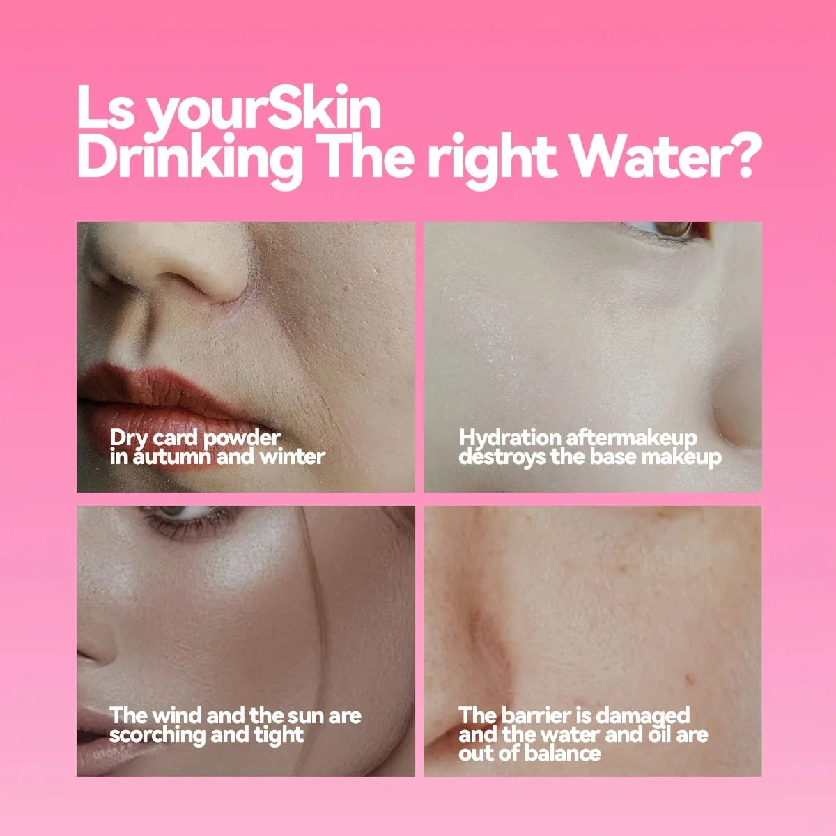 Watermelon flavor make-up spray-oil sustained, waterproof and quick-dry, to create a perfect make-up make-up spray
