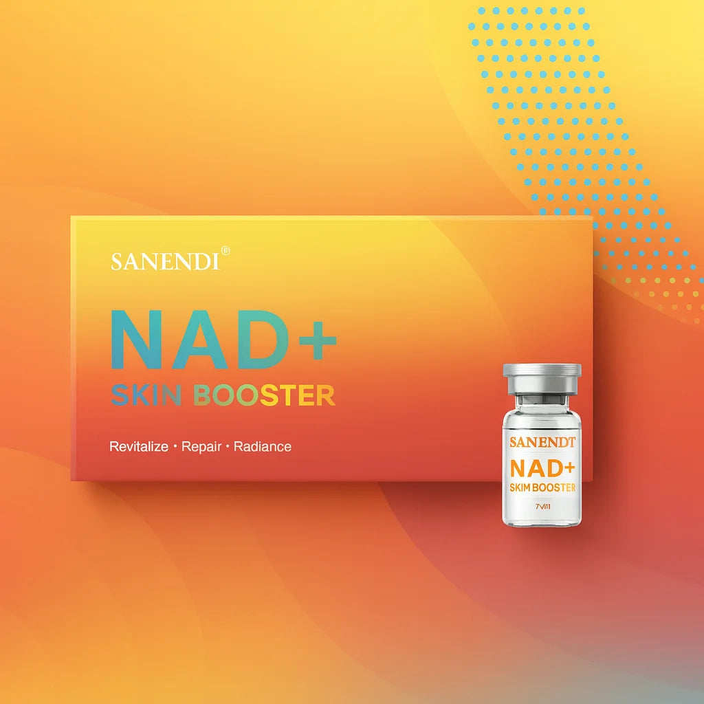 NAD+ GSH Salmon DNA PDRN Serum for Facial Dr.Pen Lifting Hydro Glow Vitamin C Skin Booster Korean Skincare Hydration 7ml*5vial