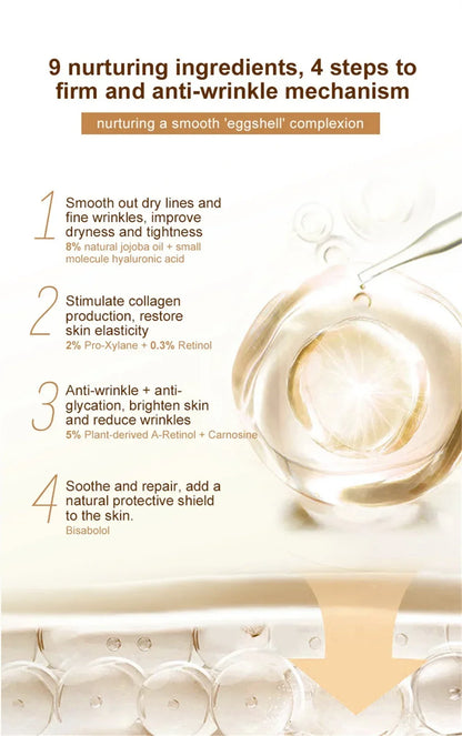 Collagen Anti-Aging Cream Repair Instant Wrinkle Tightening Lifting Rejuvenate face Deep Moisturizing Tightening Korean Skincare