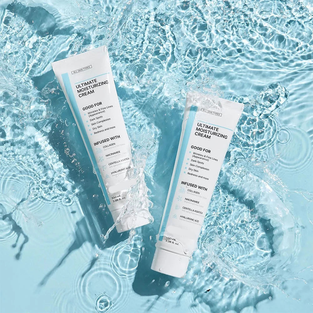 100ml Ultimates Moisturizing Cream With Centella Asiatica Niacinamide Hyaluronic Acid Collagen Anti-Aging Facial Repair Cream
