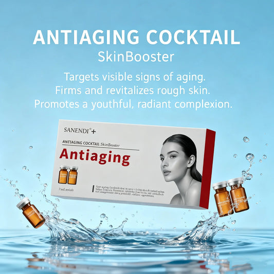 Cocktail Skinbooster Serum for Facial Ampoule Dermapen Hydrating Hyaluronic Acid Dark Sport Pigment Solution Skincare Set