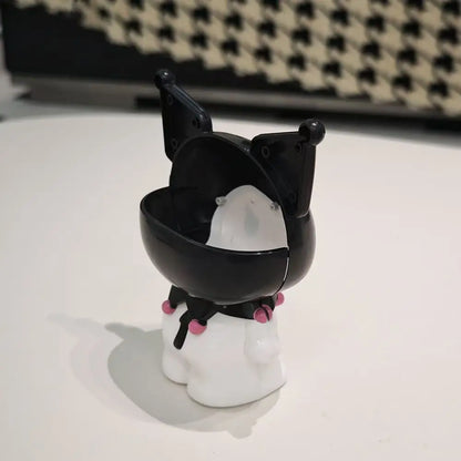 Anime Kuromi Hello Kitty Makeup Brush Storage Kawaii Pen Holder Desktop Storage Ornament Melody Student Pen Holder Storage Gift