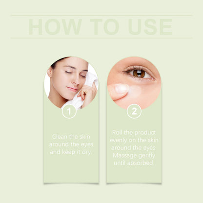 HOYGI Collagen Eye Serum Anti Puffiness Eye Bags Anti Dark Circles Moisturizing Tightening Reduce Fine Lines Skin Care Roller