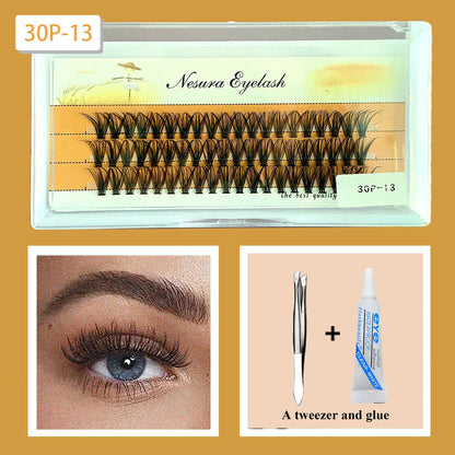 Cluster Eyelashes Kit Five Styles Available Single Eyelashes Clustered Simulation Natural DIY Eyelashes Thickness and Length