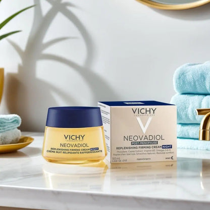 VICHY Menopause Night Cream Day Cream Effective Facial Firming Deep Moisturizing Nourishing Reduce Fine Lines Face Skin Care