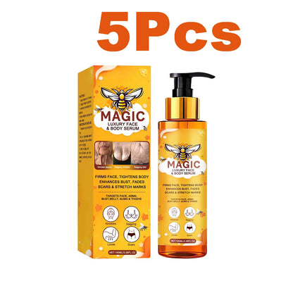 Bee Venom Face Body Serum Anti-Wrinkle Firming Essence Reduces Fine Lines Brightens Nourishing Smoothing Firming Massage Care