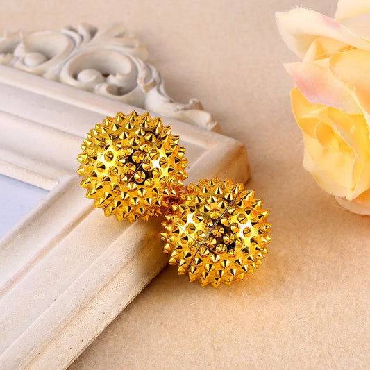 1 Pair Yoga Fitness Ball Magnetic Therapy Massage Magnet Hand Acupuncture Ball Acupoint Needle Massage Men Women Pressure Relief