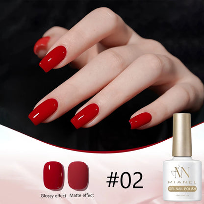 12ML 1-21PCS Autumn Nails Red through half the Sky Cat Eye Nail Glue Halloween New Whitening Glass Bead Cat Eye Nail Polish