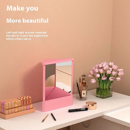 Professional True Mirror Non Reversing Mirror Clear Inverted Mirror Cosmetic Mirror For Cosmetic Makeup Vanity Table Bedroom