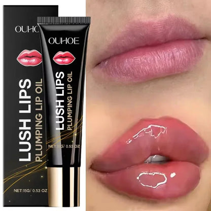 Lasting Volumising Lip Plumper Serum Instant Lips Elasticity Plumping Gloss Oils Reduce Fine Lines Moisturizing Sexy Lip Care