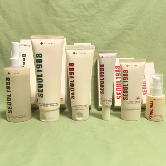 Seoul 1988 Eye Cream Niacinamide Retinoic Acid Ginseng Essence Firm Cream Lighten Fine Lines Deep Moisturizing Care Essence Set