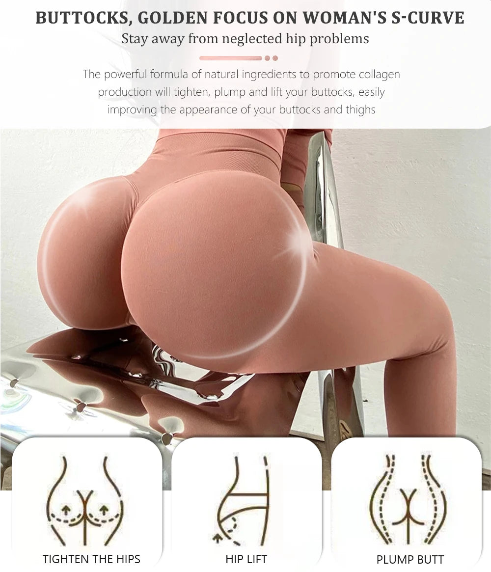 Sexy Butt-Lifting Essential Oil Jasmine Lifting Firming Skin Increase Hips Improve Sagging Body Massage Private Care Up 32ml