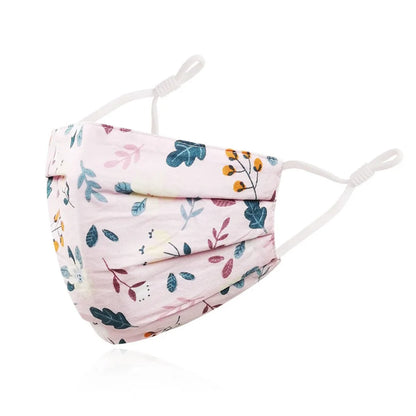 Breathable Cotton Printing Mask Fashion Washable Anti-UV Riding Face Mask Skin-Friendly Anti Dust Sunscreen Mask Outdoor Sports