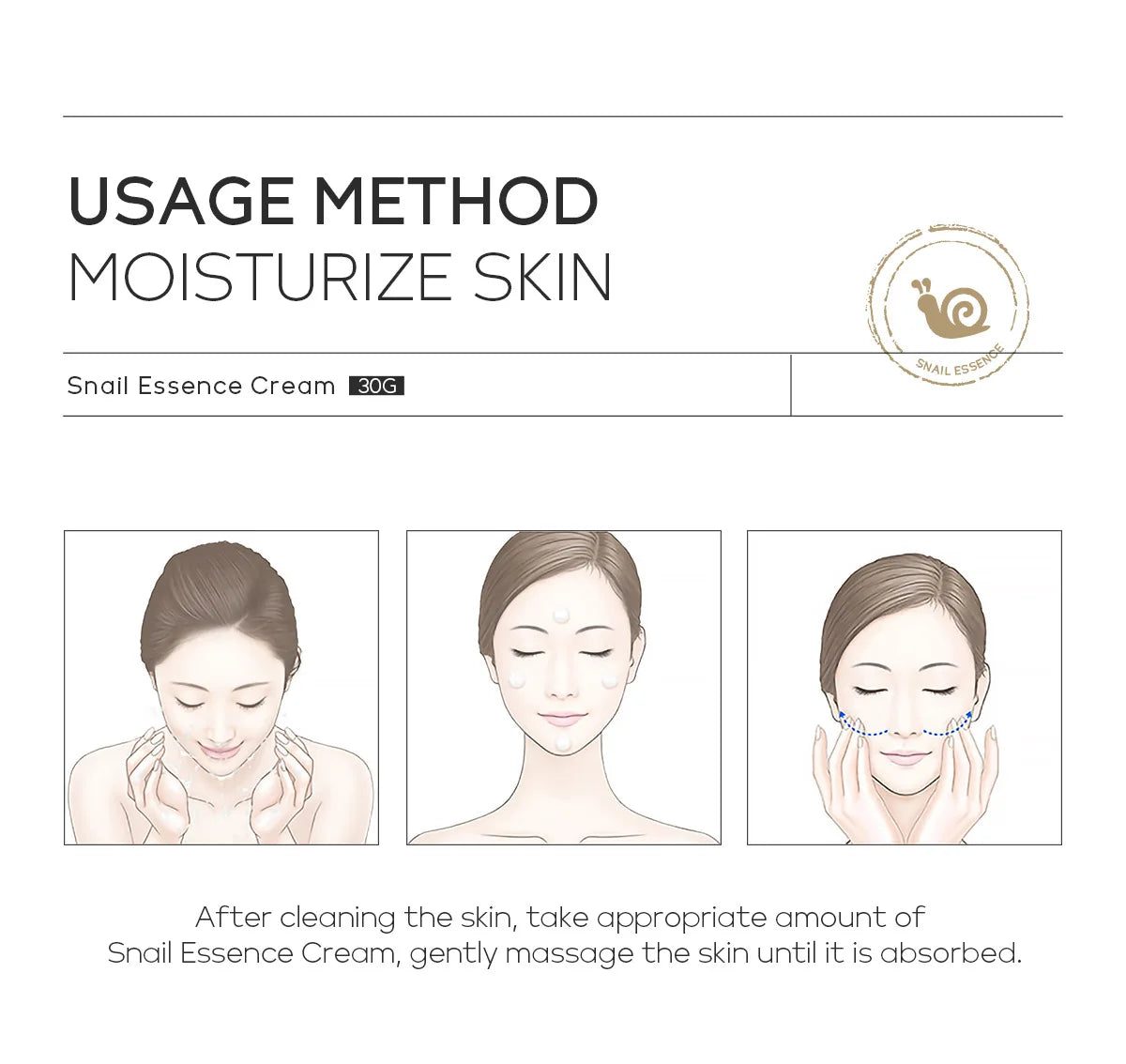 Snail Face Cream Beauty Products Anti-aging Essence Facial Wrinkles Remover Skincare Moisturizer 30g Snail Nourishing Cream