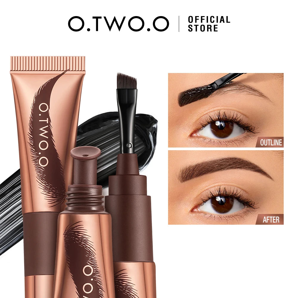 O.TWO.O Peel-Off Eyebrow Tint Eyebrow Tattoo Waterproof Long-lasting Color-lock Natural Mist Brow TattooPeel-Off Eyebrow Tint