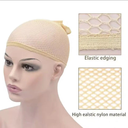 Nylon Hair Net New Stretchable Elastic Hairnets Fashion Mesh Weaving Wig Caps For Women Making Wig Tools