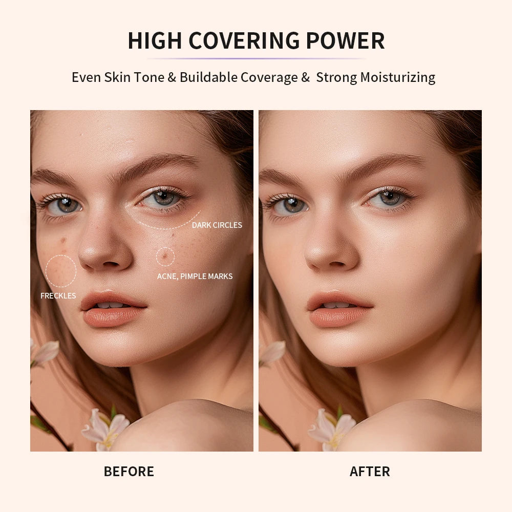Whitening Lotion Before Makeup Concealer Moisturizing Cream Base Makeup EVen Skin Tone Buildable Coverage Strong Moisturizing