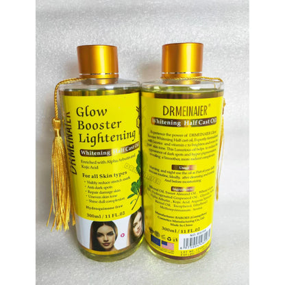200ml Alpha Arbutin And Kojic Acid Whitening Serum Glow Booster Cast Oil Reduce Stretch Mark And Dark Spots Repair Damage Skin