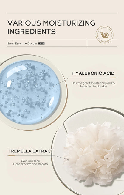 Snail Face Cream Beauty Products Anti-aging Essence Facial Wrinkles Remover Skincare Moisturizer 30g Snail Nourishing Cream
