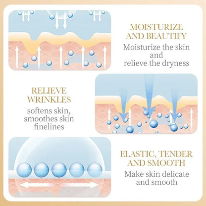 10pcs SADOER Collagen Anti Wrinkle Face Mask Moisturizing Anti aging Repair Brightening Facial Masks Skin Care