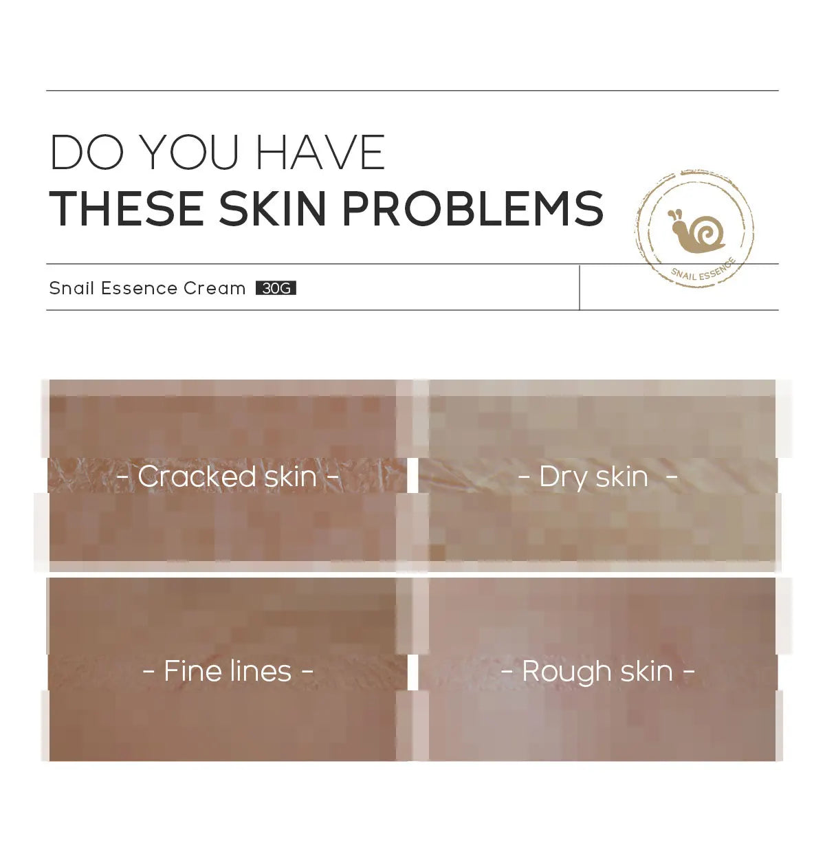 Snail Face Cream Beauty Products Anti-aging Essence Facial Wrinkles Remover Skincare Moisturizer 30g Snail Nourishing Cream