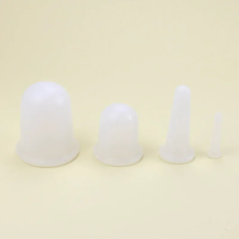 Vacuum Cupping Glass Jar Cellulite Massager For Face Acupuncture Facial Suction Cups Face Neck Lift Skin Scraping Beauty Tool