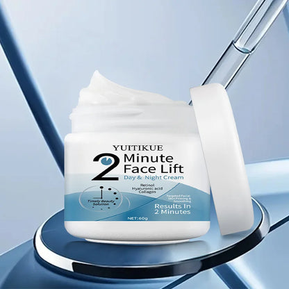 YUITIKUE Minute Face Lift Cream with Retinol & Hyaluronic Acid - Firms, Lifts & Evens Skin Tone, Day & Night, 100g