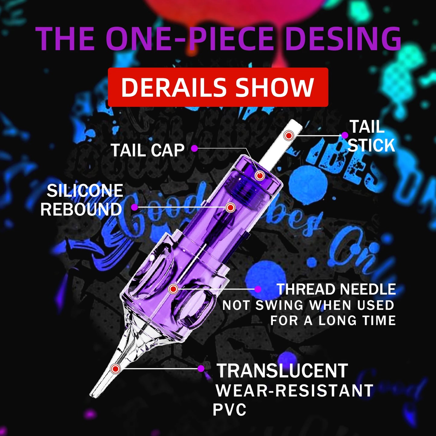 Tattoo Cartridge Needles 20Pcs LASTJUDG Tattoo Needles For Makeup Permanent Tattoo Machine Kit Safety Disposable Tattoo Needles
