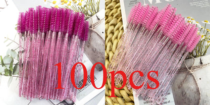 100Pcs Eyelash Brushes Disposable Eyelashes Extension Brush Makeup Tool For Mascara Wands Applicator Spoolers Tools Wholesaler