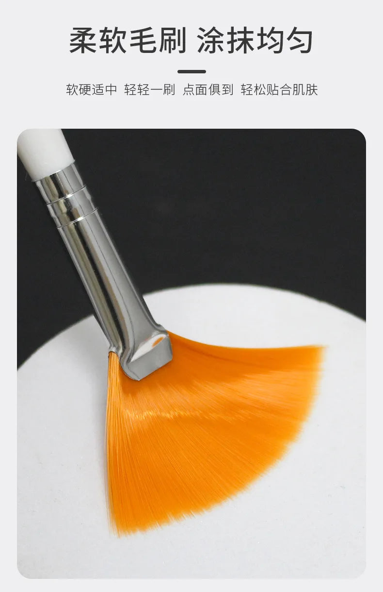 3-10pcs Practical Facial Brushes DIY Face Mask Brush Set Soft Fan Makeup Brushes Cosmetics Tools for Women Beauty Makeup Brushes