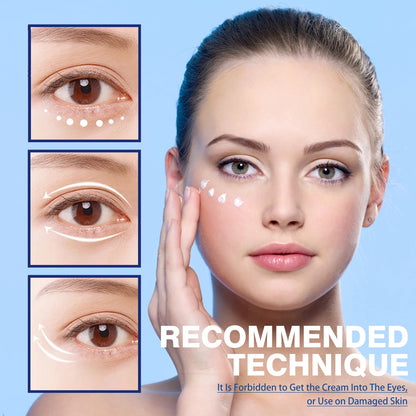Anti Aging Eye Cream with Hyaluronic Acid Fade Fine Lines Remove Dark Circles Puffiness Moisturizing And Firming for Eye Bags