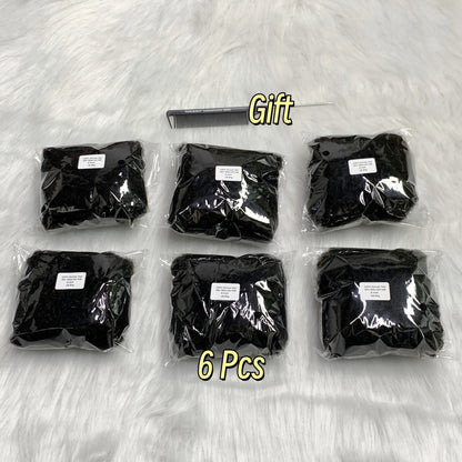30g/Pc QVR Afro Kinky Bulk Human Hair Extensions Natural Black for Braiding 8" Remy Bulk Hair for Dreadlocs Braids Drop Shipping