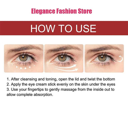 Instant Eye Bag Remove Eye Cream Anti Fat Particles Dark Circles Puffiness Fade Fine Lines Lift Brighten Korean Beauty Eye Care