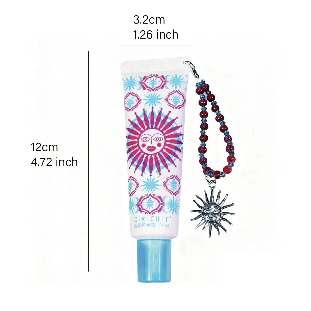 Girlcult Perfumed Hand Cream With Keychain,Charm Edition,Cream Texture,Hydrating & Nourishing,On-The-Go Use,Gift Choice,Present
