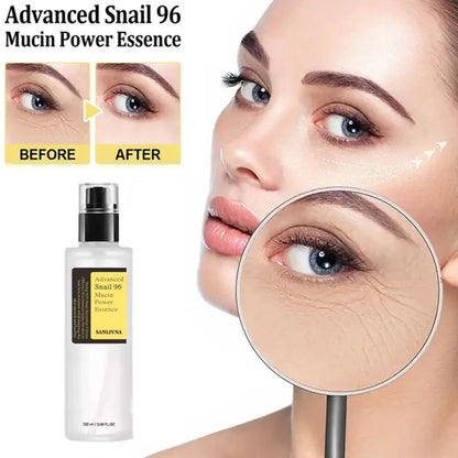 Sanlivna Korean Skincare Snail 92% Duo Set - All-in-One Cream for Fine Lines & Sensitive Skin