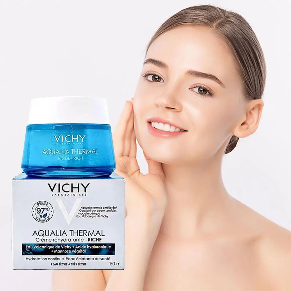 Vichy Face Cream 50ml Multi Functional Moisturizing Nourishing & Repairing Gentle For Sensitive Skin Daily Skincare Must Have