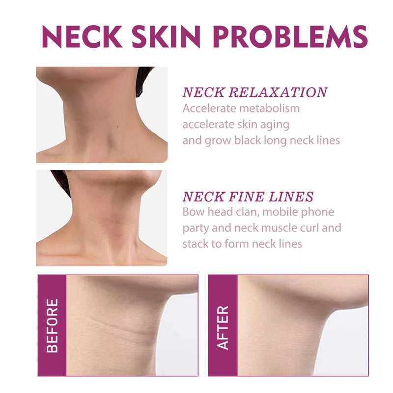 Retinol & Collagen Neck Cream Neck Face Firming Stick with Jojoba Oil Moisturizing Lifting Hyaluronic Acid for All Skin Types