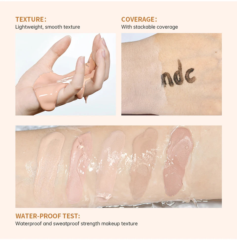 Whitening Lotion Before Makeup Concealer Moisturizing Cream Base Makeup EVen Skin Tone Buildable Coverage Strong Moisturizing