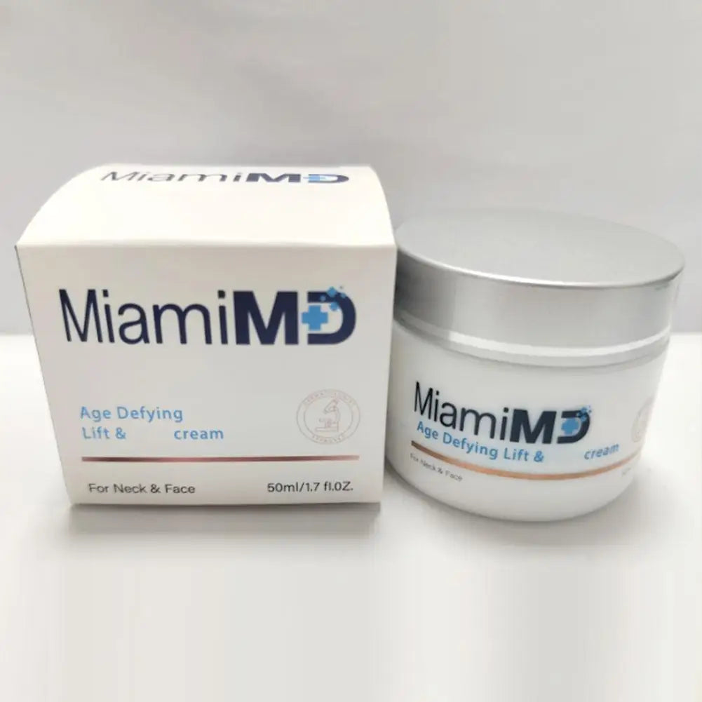 Miami MD Advanced Anti-Aging Cream Lifts and Firms the Skin Reduces Fine Lines Long-Lasting Moisturization for Neck Face