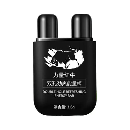 6 Scents Double Hole Energizing Energy Bar Aromatherapy Nasal Inhaler Energy Vapors Stick Aromatherapy Stick Stimulating Scent