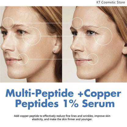 Multi-Peptide +Copper Peptides 1% Serum Firming Lifting Fade Fine Lines Anti Aging Wrinkles Moisturizing Face Skin Care Korea