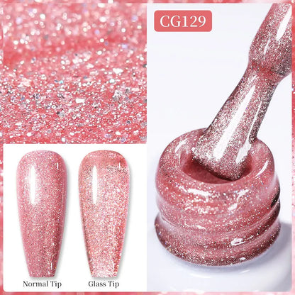 BORN PRETTY 10ml Nude Pink Gel Nail Polish Varnis Semi Permanent Nail Gel Varnish Soak Off UV Gel for Valentine's Day Gift Nails