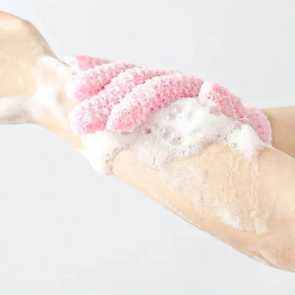 1pc Body Massage Sponge Gloves Shower Exfoliating Bath Gloves Shower Scrubber for Daily Use Bathroom Supplies