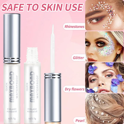 7g False Eyelash Extension Glue Makeup Long Lasting Waterproof Fast Dry Strong No Irritation Transparent Eyelashes Primer Tools#